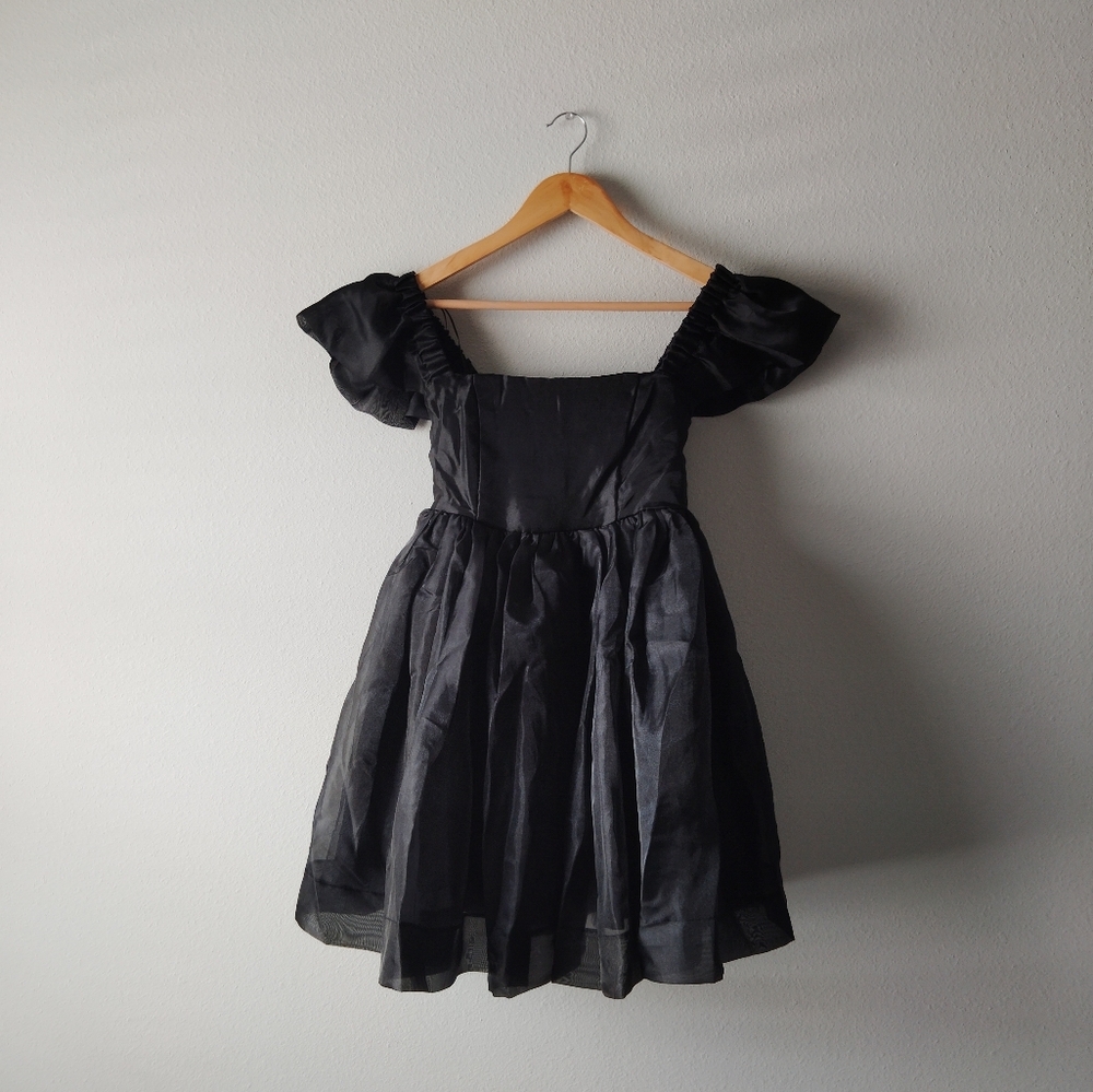 Amable By Mable Black Mini Dress